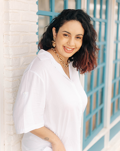 Foto profissional de Jéssica de Mattos, psicóloga clínica